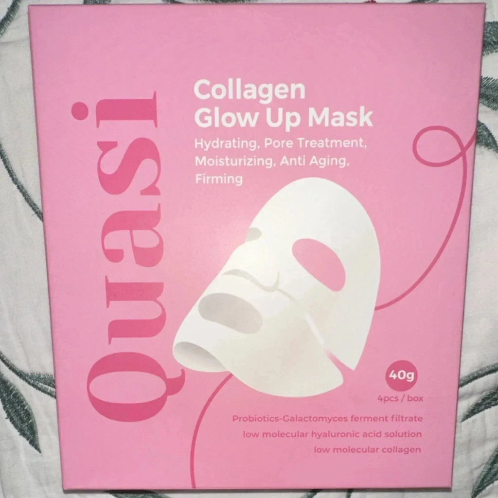 Quasi-Collagen Glow Up Mask | Hydrating & Firming Facial Mask - 4 pcs